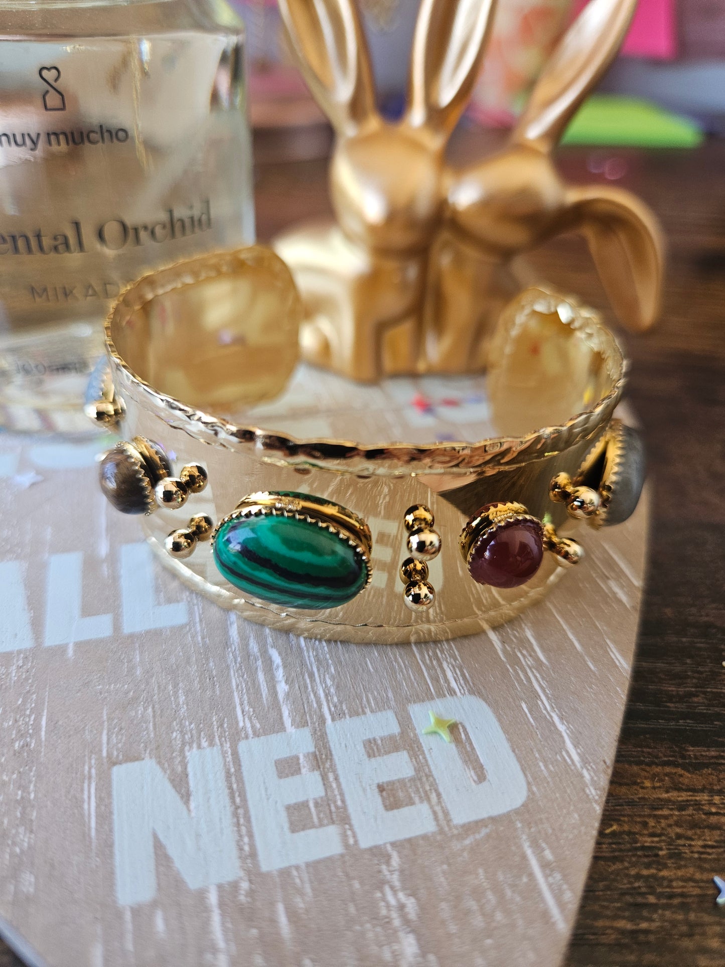 Bracelet oriental pierre naturelle