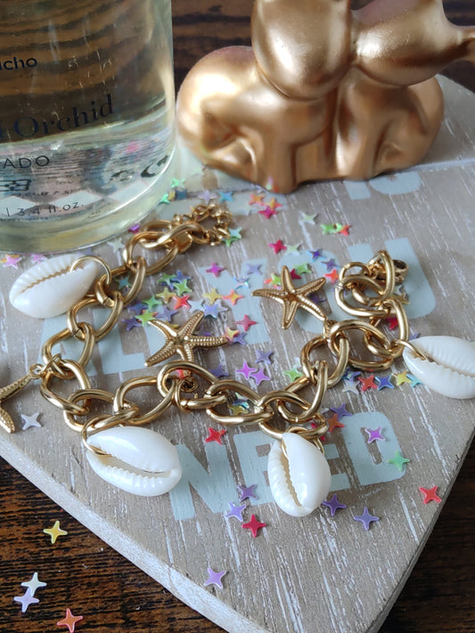 Bracelet coquillage étoile