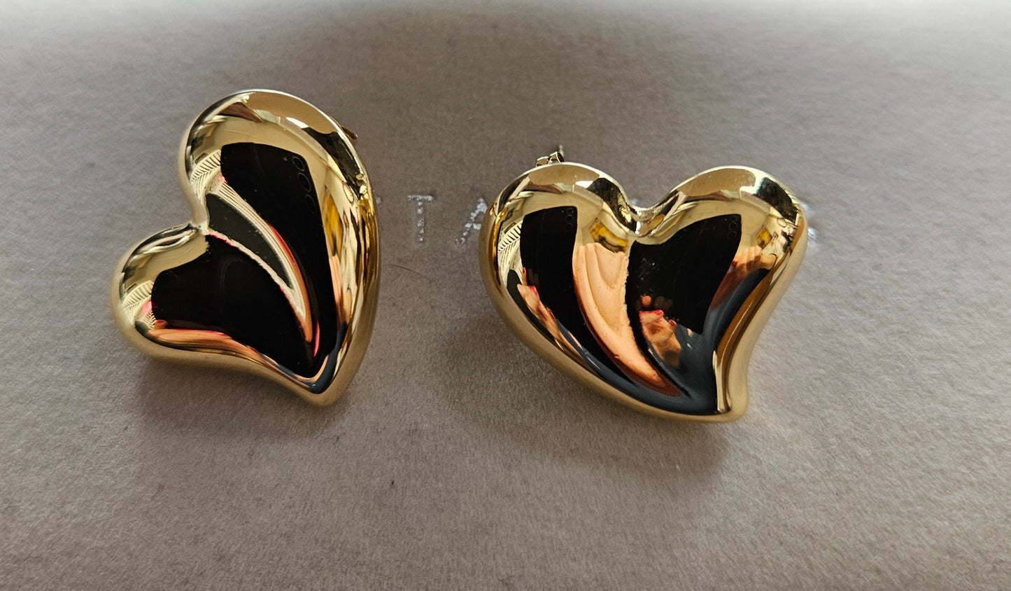 Boucles d'oreilles cœur en 2