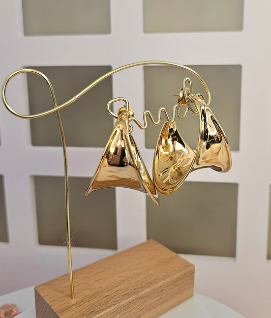 Boucles d'oreilles créoles larges