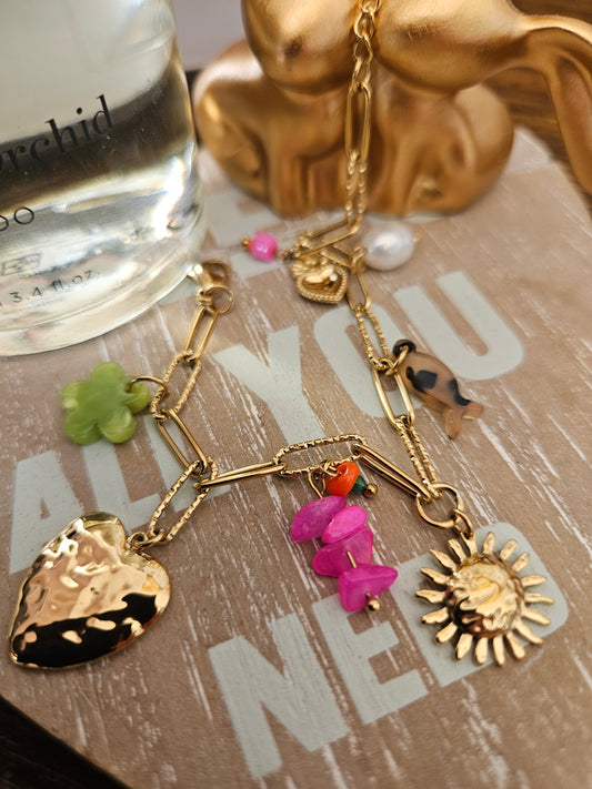 Bracelet soleil cœur