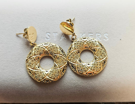 Boucles d'oreilles créoles oriental