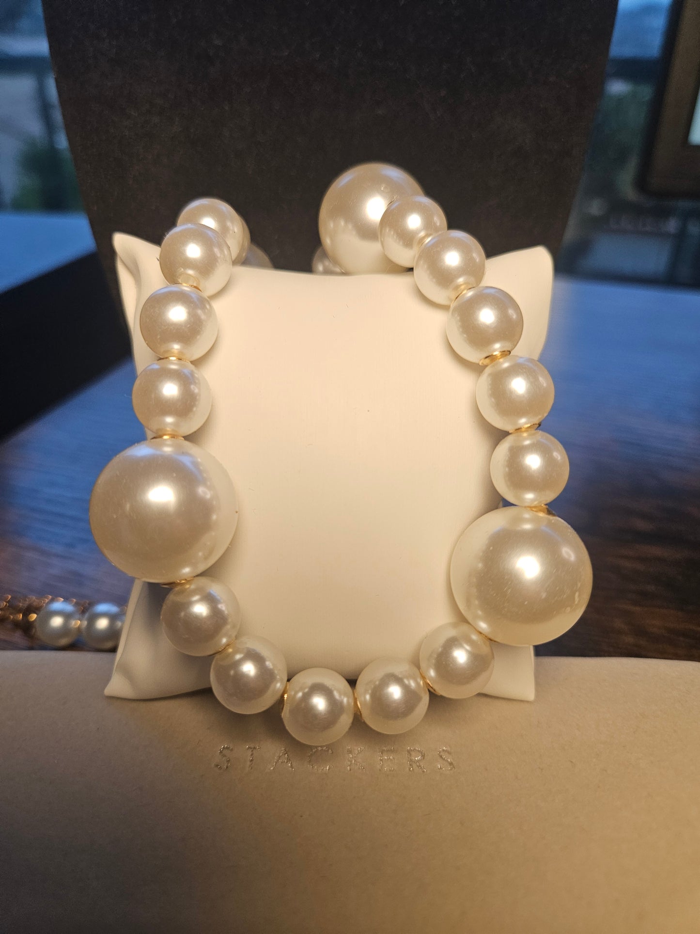 Collier grosse perle