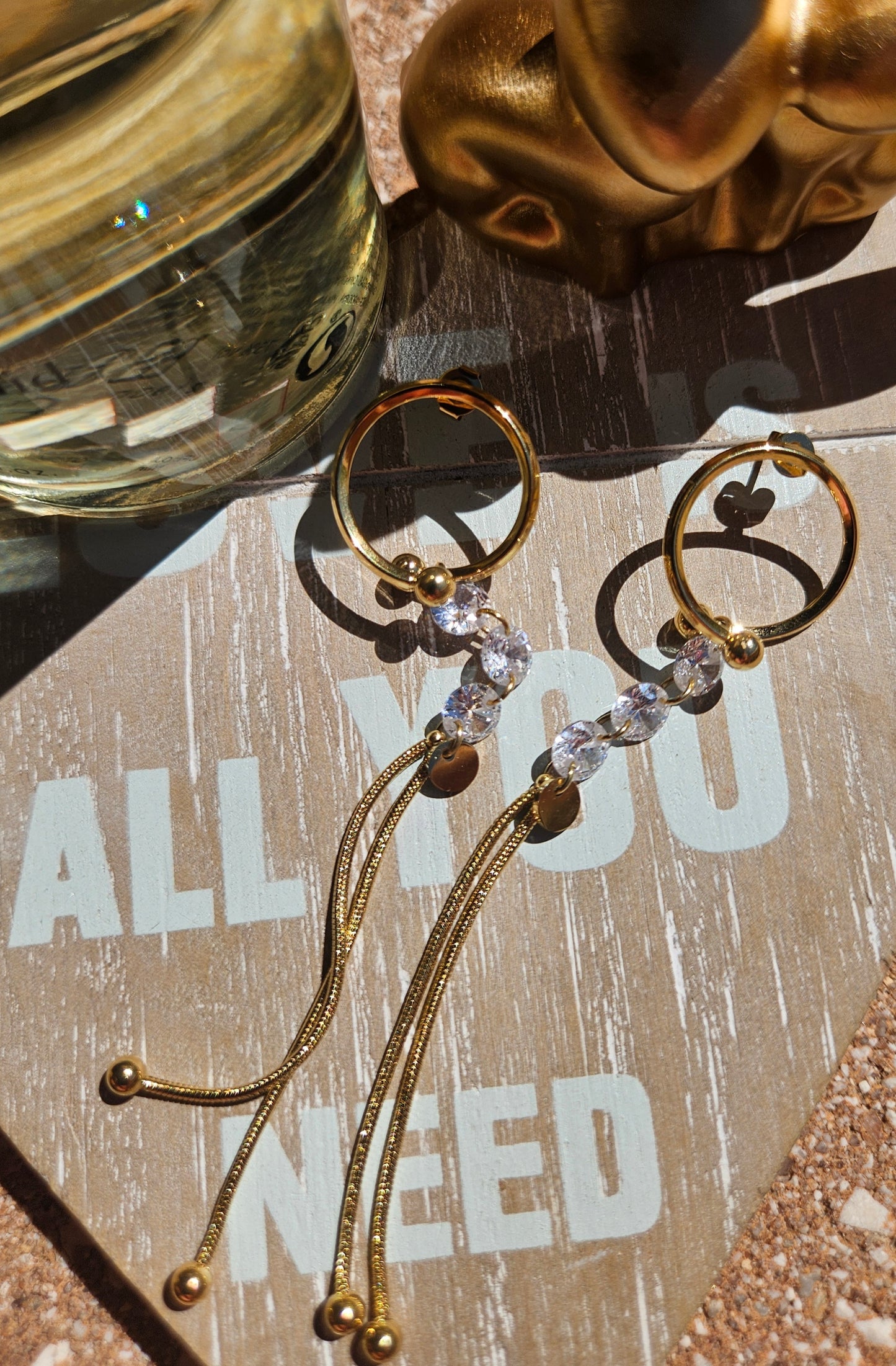 Boucles d'oreilles cristal