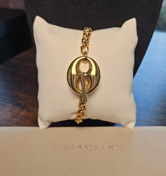 Bracelet grain de cafe barre