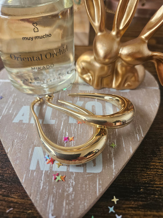 Boucles d'oreilles créoles longue